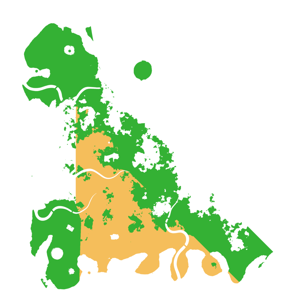 Biome Rust Map: Procedural Map, Size: 4500, Seed: 1269967479