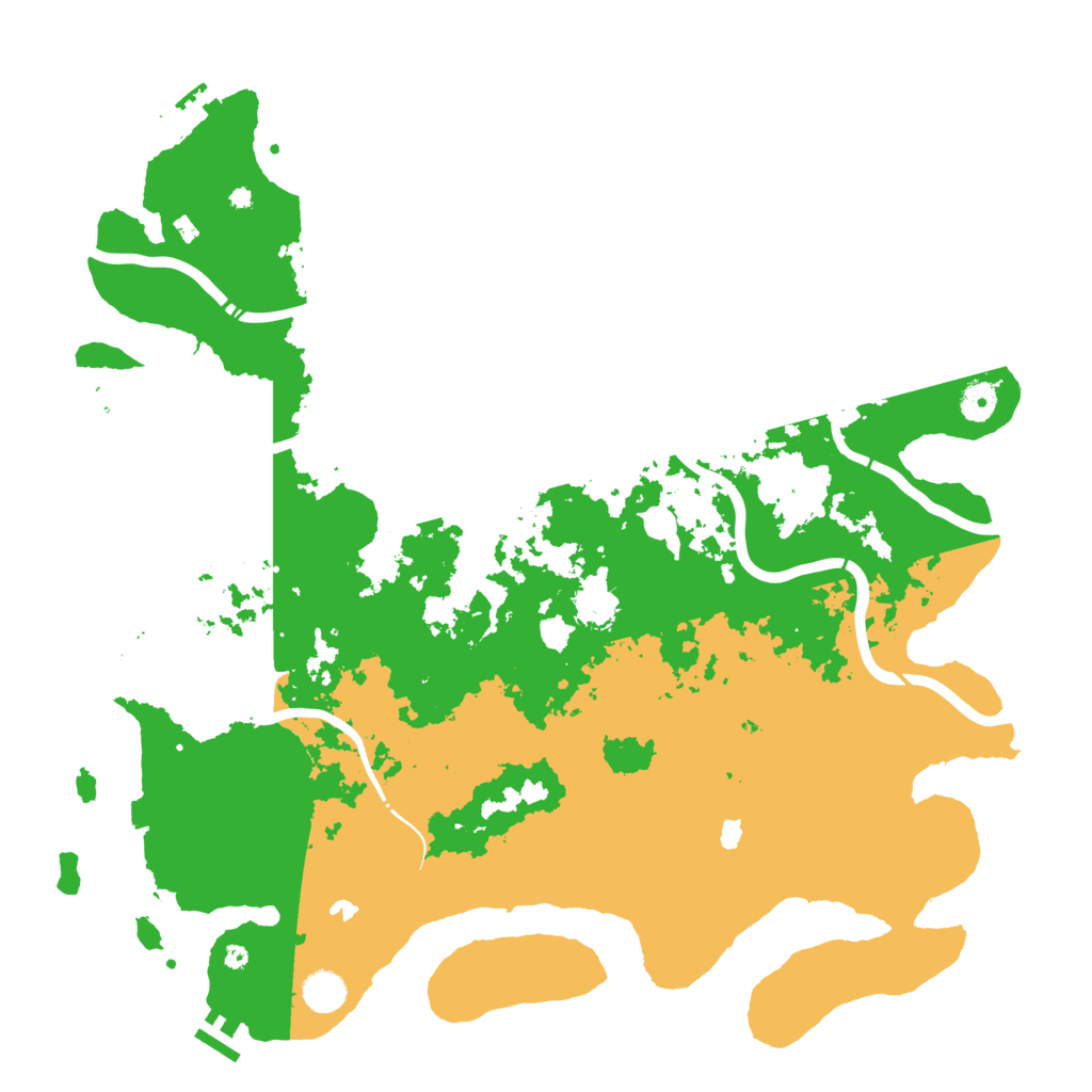 Biome Rust Map: Procedural Map, Size: 4500, Seed: 725537909