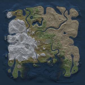 Thumbnail Rust Map: Procedural Map, Size: 4250, Seed: 1163323798, 17 Monuments