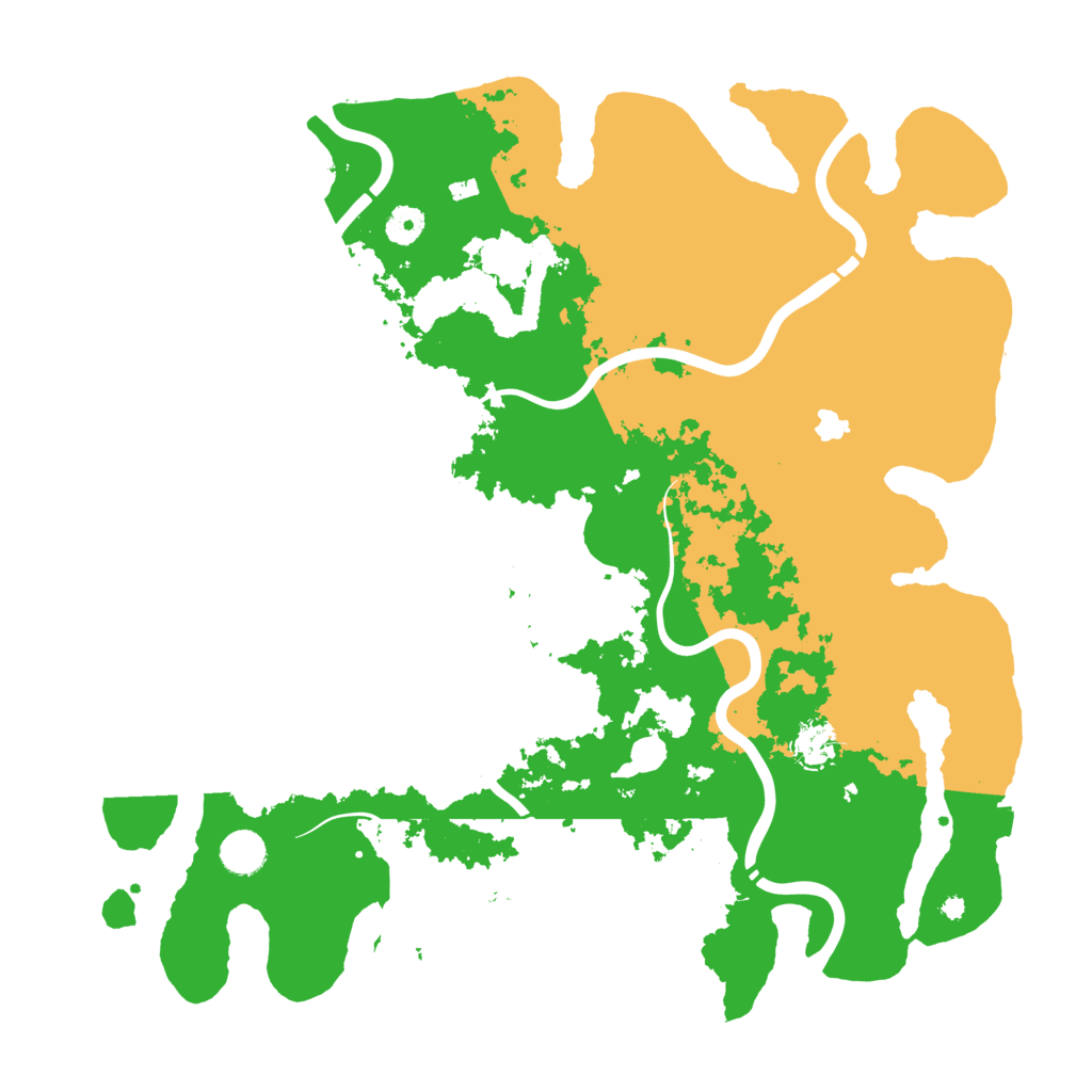 Biome Rust Map: Procedural Map, Size: 4250, Seed: 1163323798