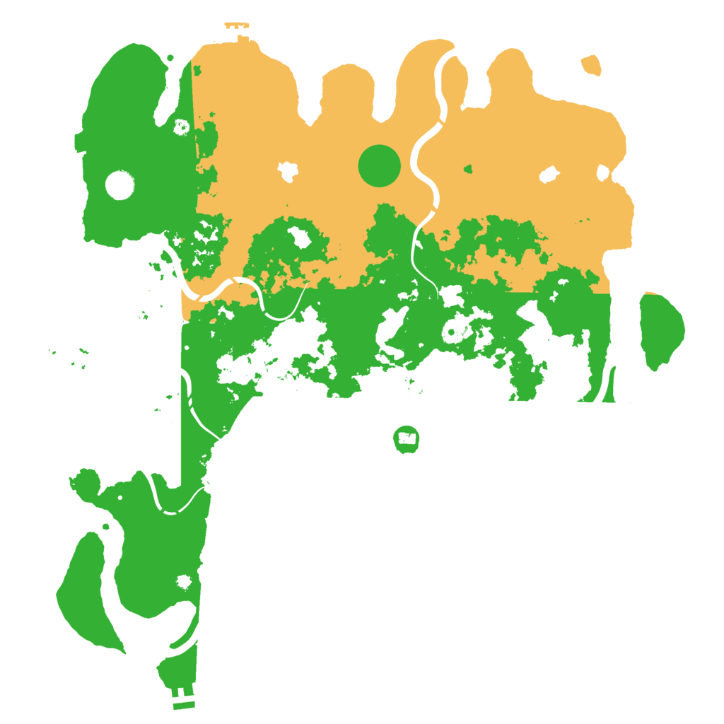 Biome Rust Map: Procedural Map, Size: 4500, Seed: 487