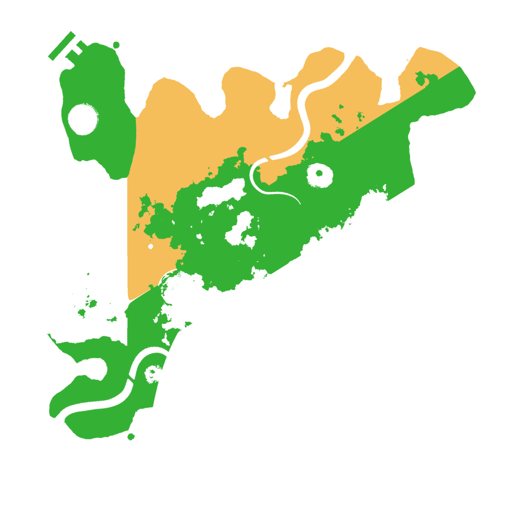 Biome Rust Map: Procedural Map, Size: 3000, Seed: 265891597