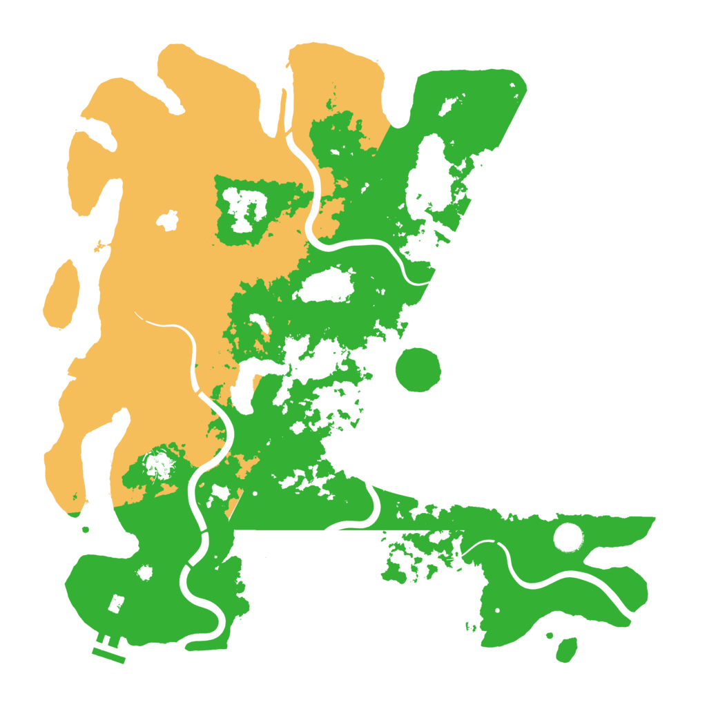 Biome Rust Map: Procedural Map, Size: 4250, Seed: 39297554