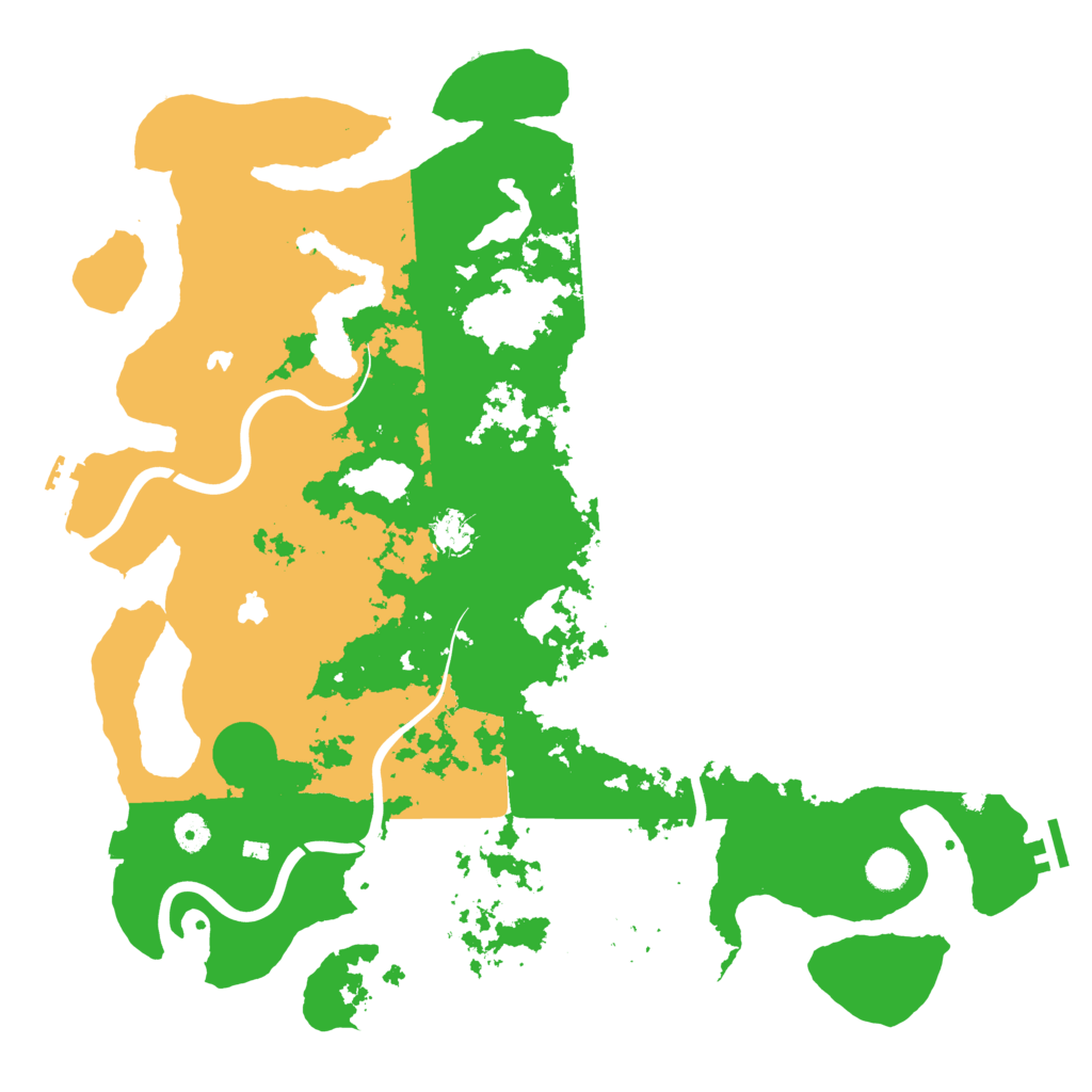 Biome Rust Map: Procedural Map, Size: 4500, Seed: 571856868