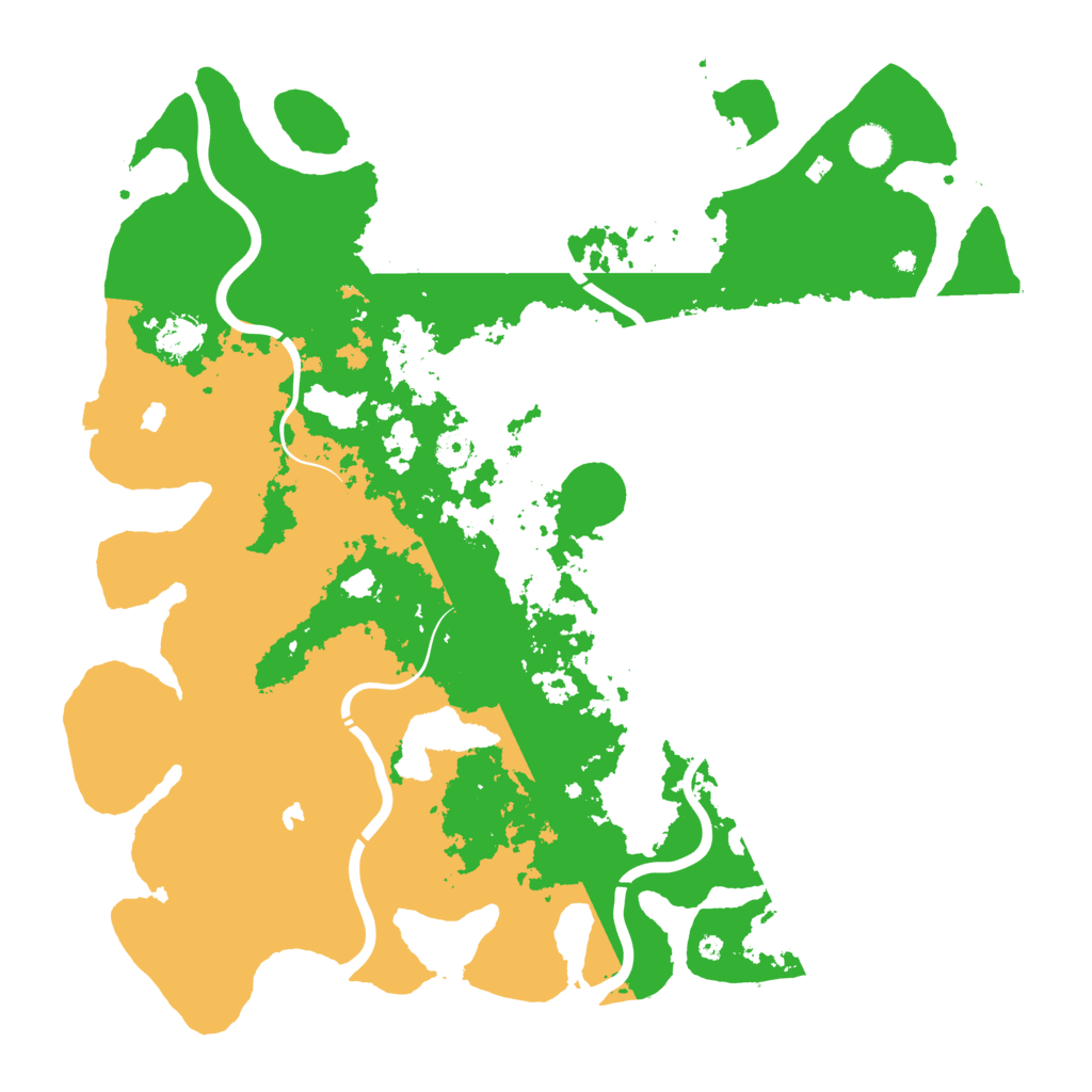 Biome Rust Map: Procedural Map, Size: 4500, Seed: 395480316