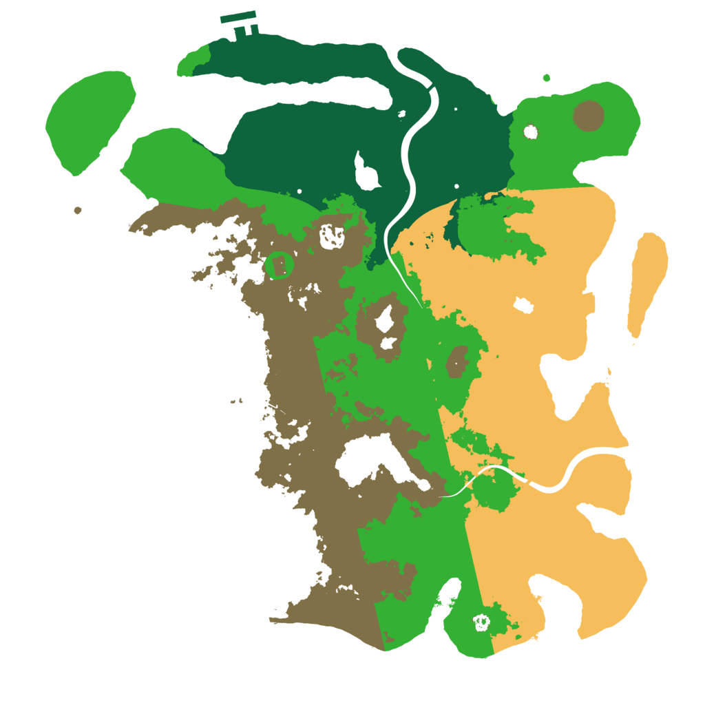 Biome Rust Map: Procedural Map, Size: 4000, Seed: 680018148