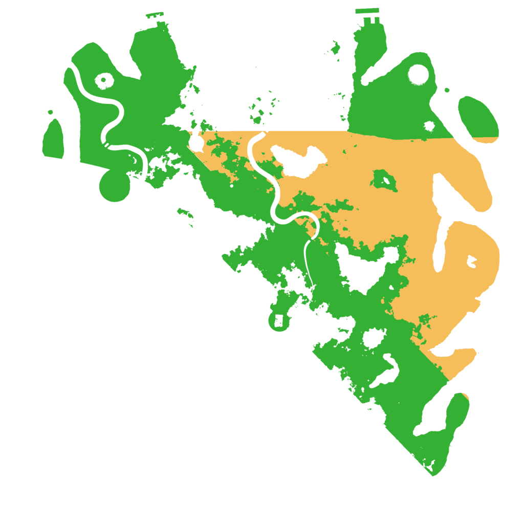Biome Rust Map: Procedural Map, Size: 4500, Seed: 74128432