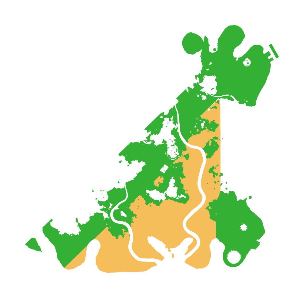 Biome Rust Map: Procedural Map, Size: 3900, Seed: 397043142
