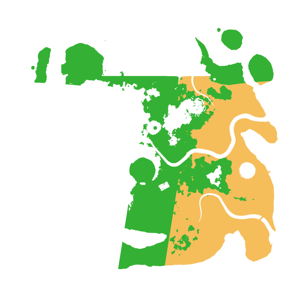 Biome Rust Map: Procedural Map, Size: 3300, Seed: 1723023491