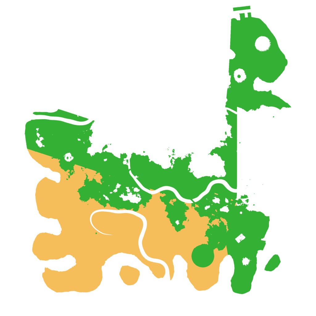 Biome Rust Map: Procedural Map, Size: 3700, Seed: 2063447836