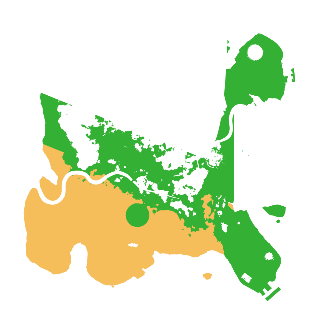 Biome Rust Map: Procedural Map, Size: 3500, Seed: 1140027846