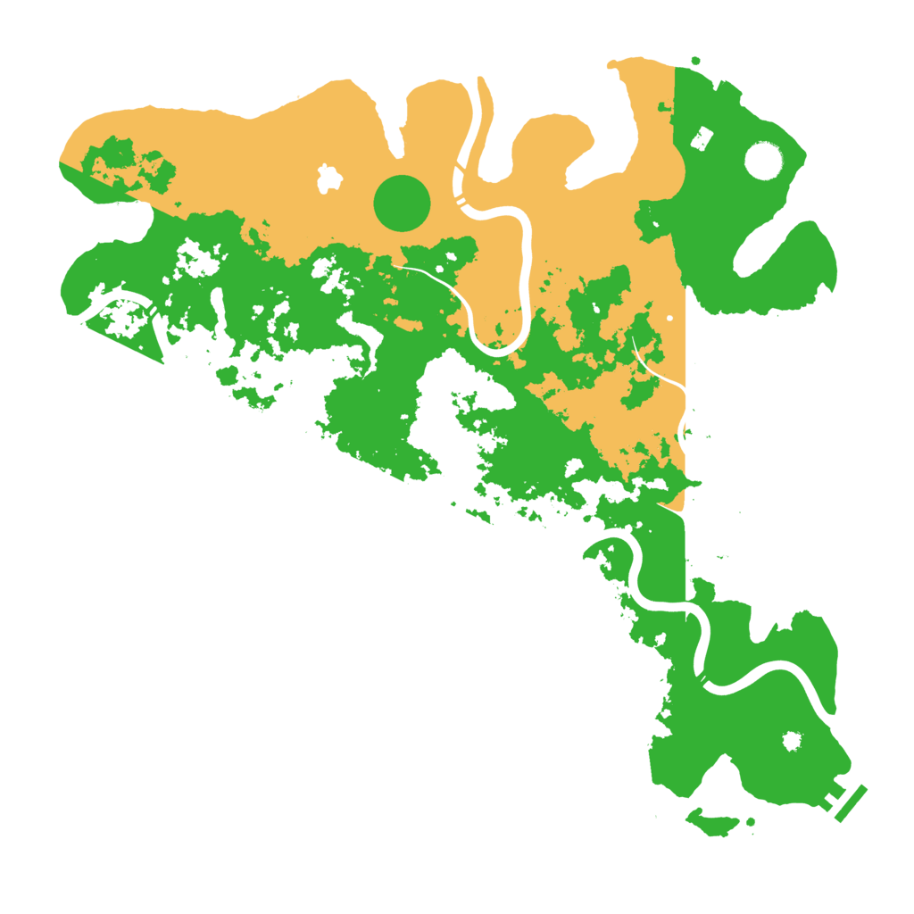 Biome Rust Map: Procedural Map, Size: 4250, Seed: 530392984