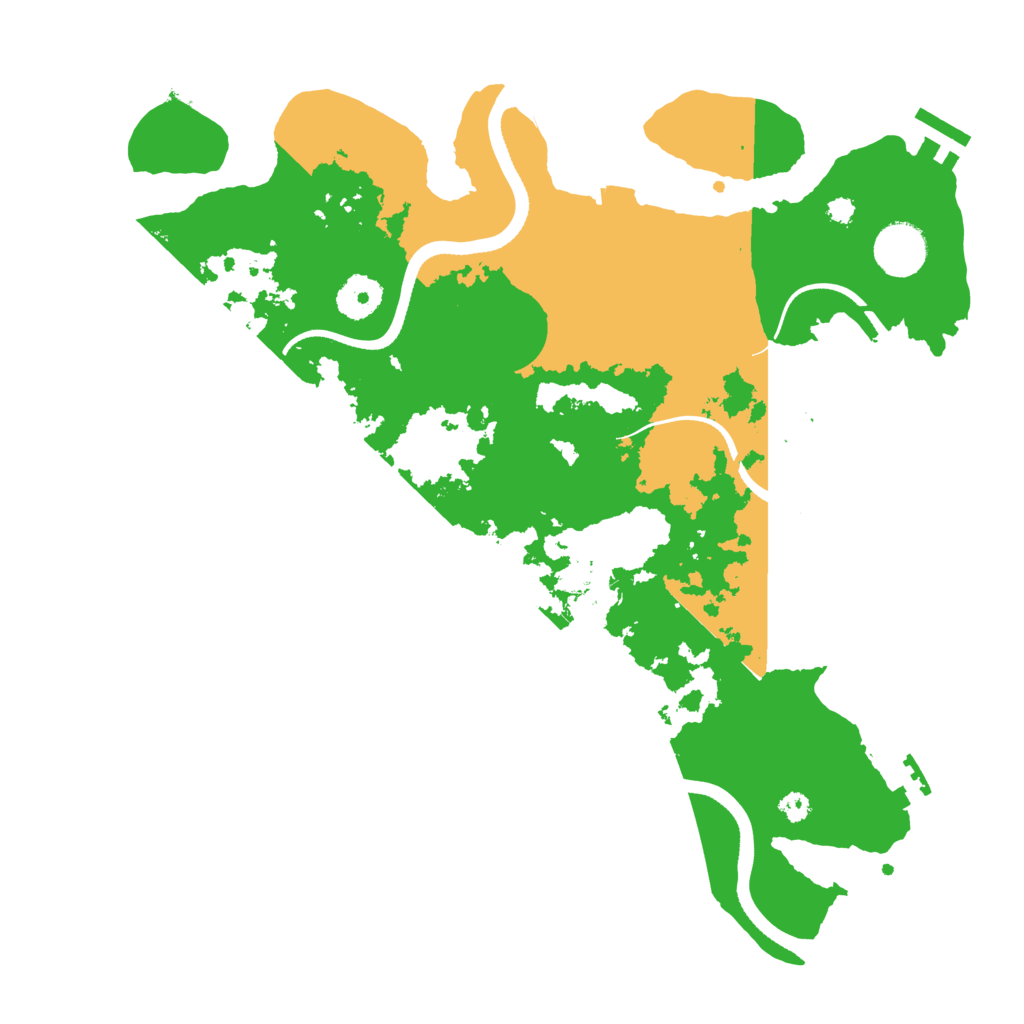 Biome Rust Map: Procedural Map, Size: 3500, Seed: 2144027991
