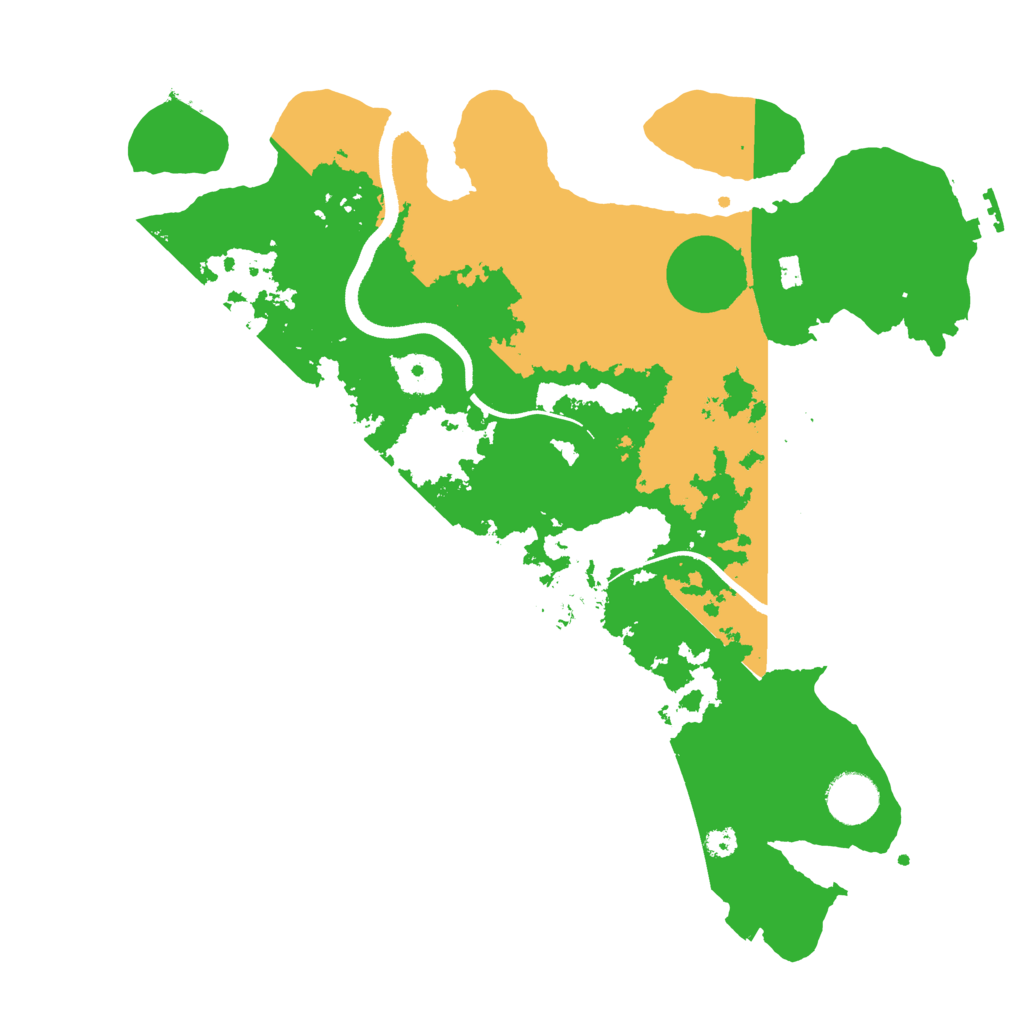 Biome Rust Map: Procedural Map, Size: 3500, Seed: 2144027991