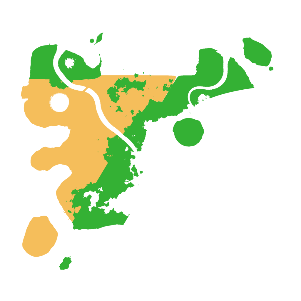 Biome Rust Map: Procedural Map, Size: 2800, Seed: 1168428386