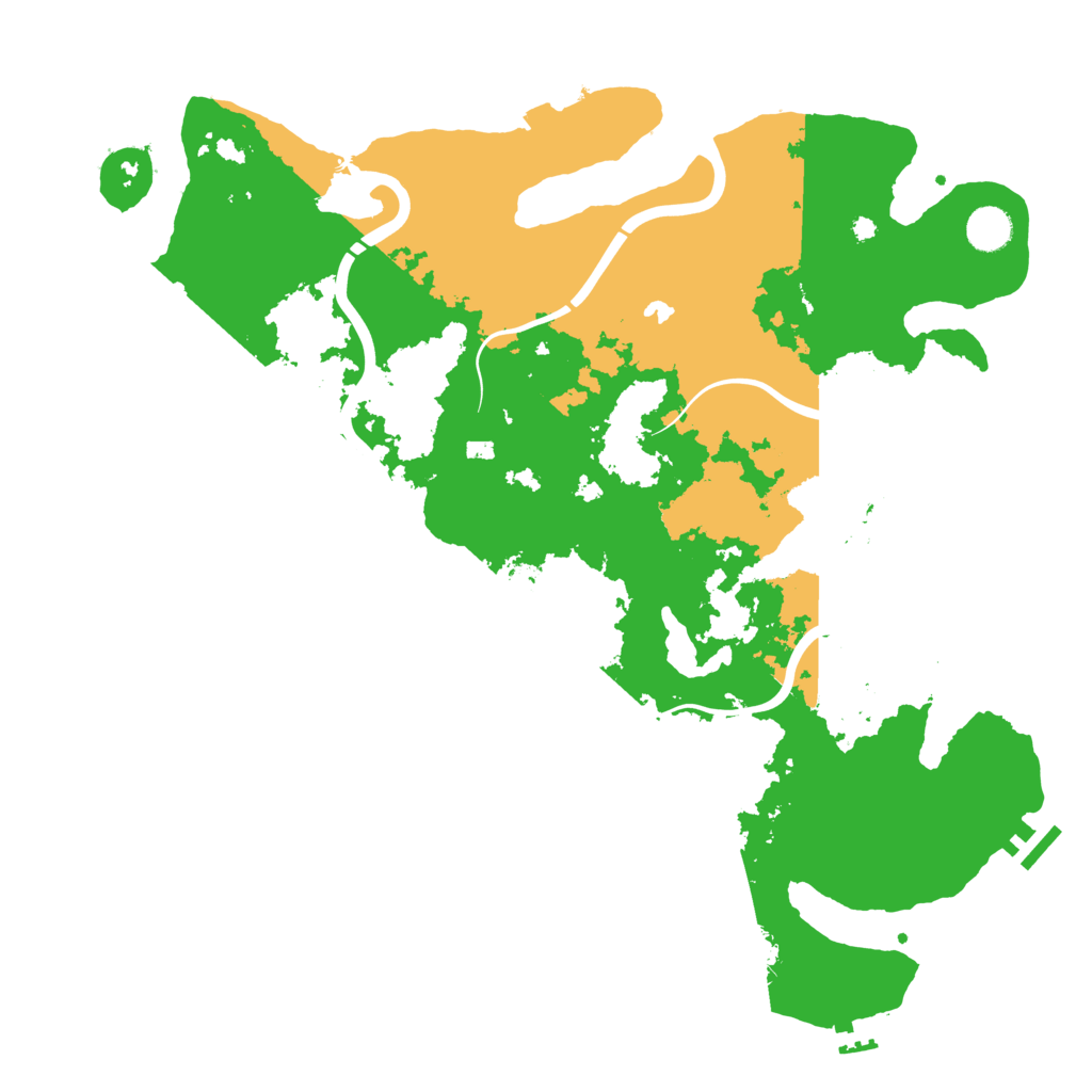 Biome Rust Map: Procedural Map, Size: 4250, Seed: 521242736