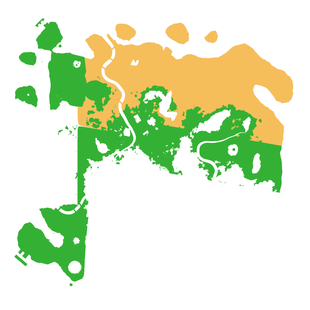 Biome Rust Map: Procedural Map, Size: 4250, Seed: 993600231