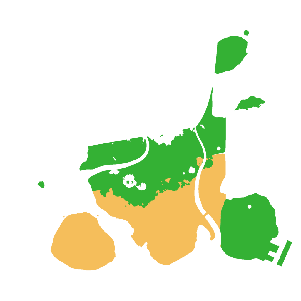 Biome Rust Map: Procedural Map, Size: 2300, Seed: 1142097469