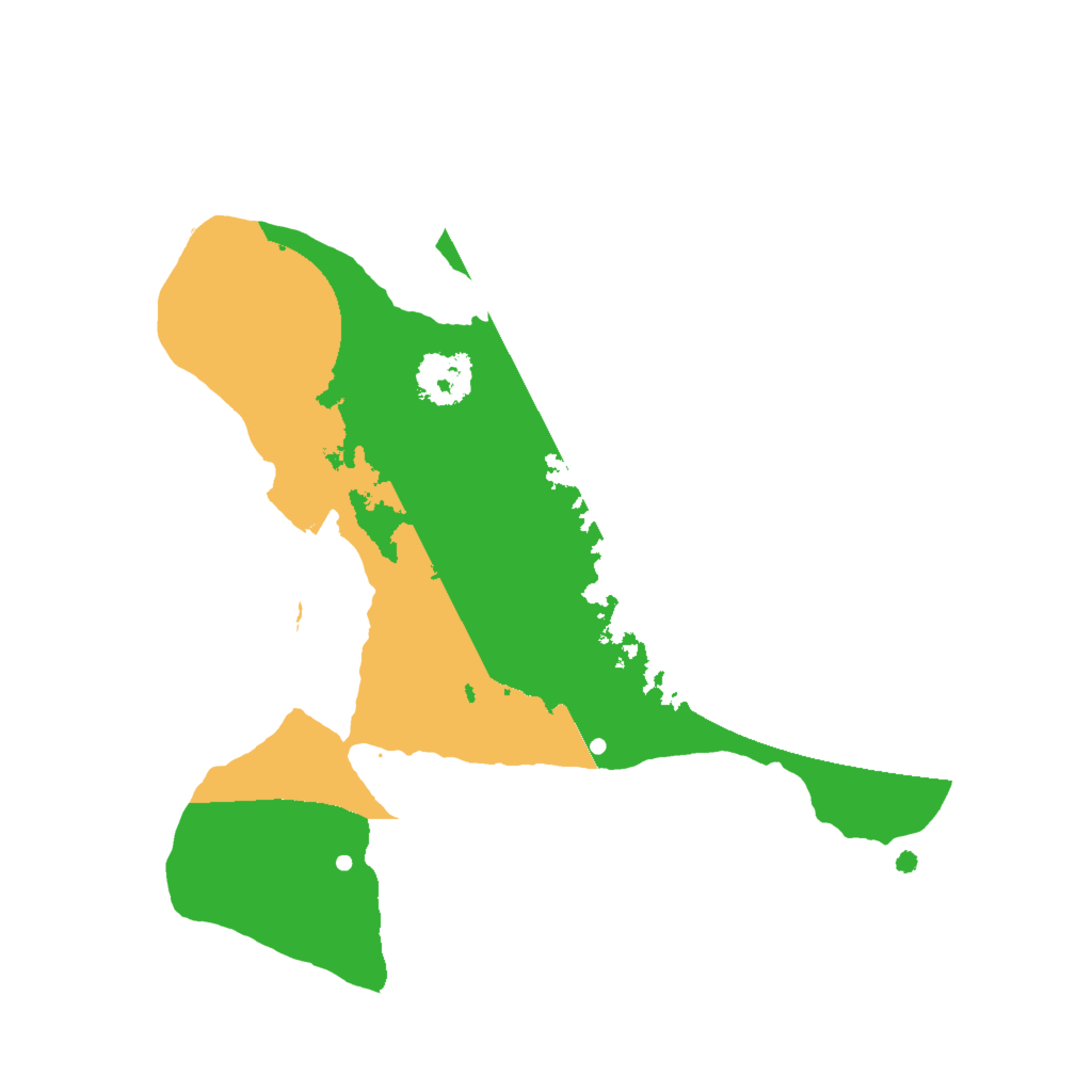 Biome Rust Map: Procedural Map, Size: 2000, Seed: 707720489