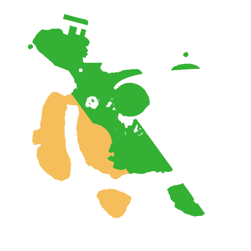 Biome Rust Map: Procedural Map, Size: 2000, Seed: 1014791808