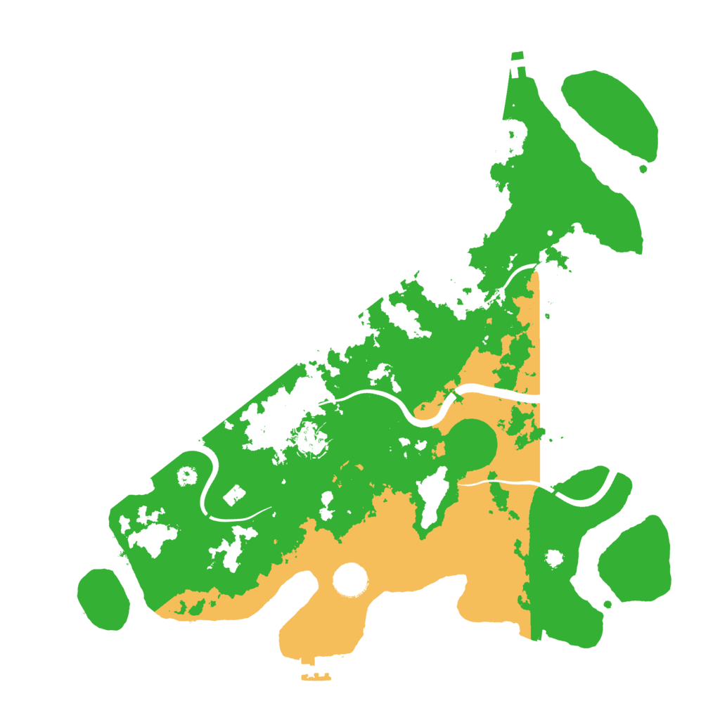 Biome Rust Map: Procedural Map, Size: 3700, Seed: 1333375988