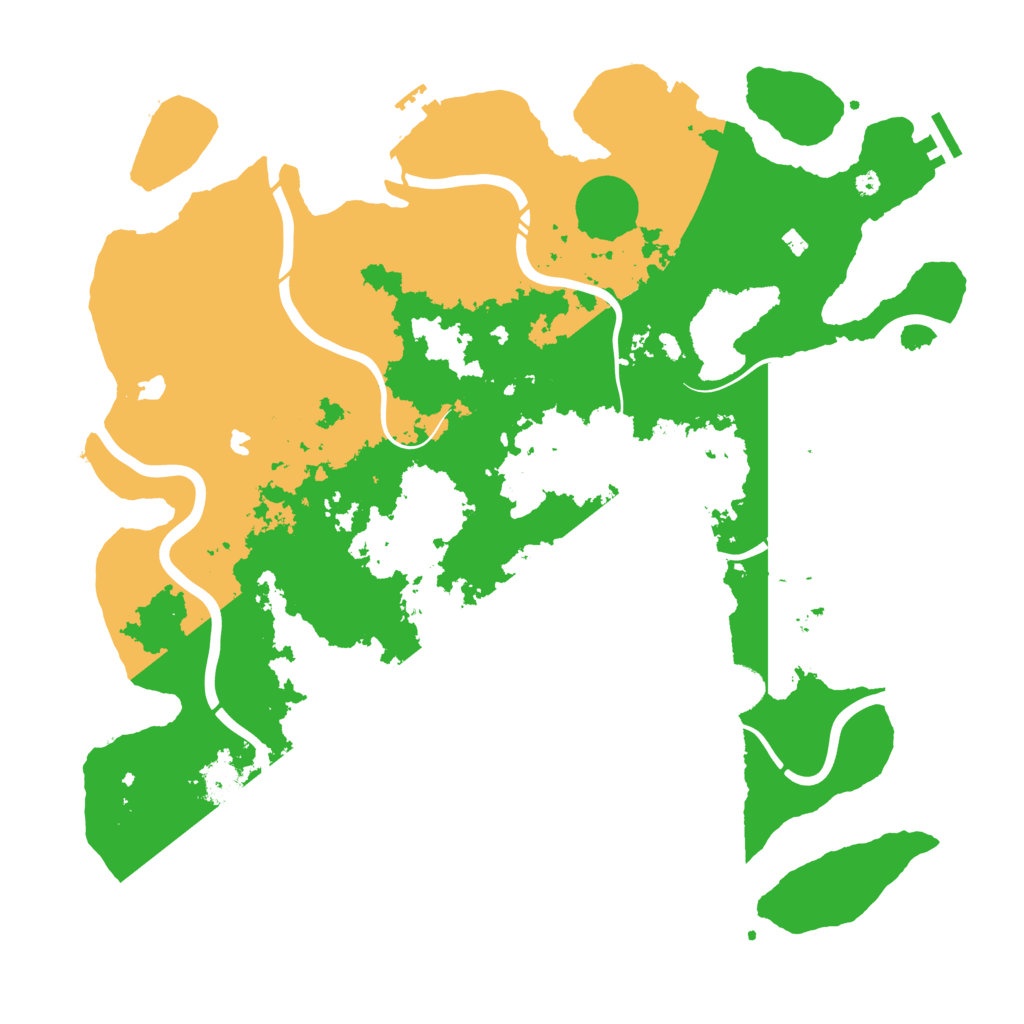 Biome Rust Map: Procedural Map, Size: 4300, Seed: 6622