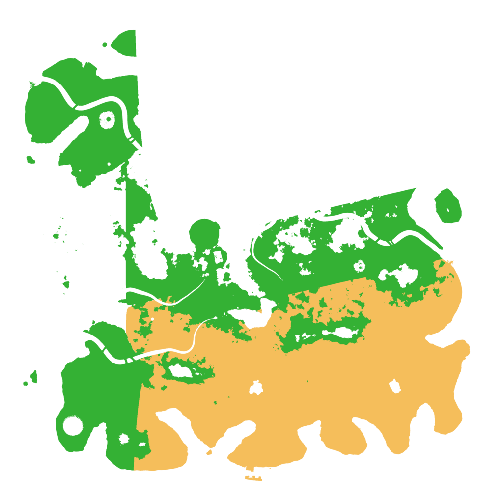 Biome Rust Map: Procedural Map, Size: 4500, Seed: 1025669883