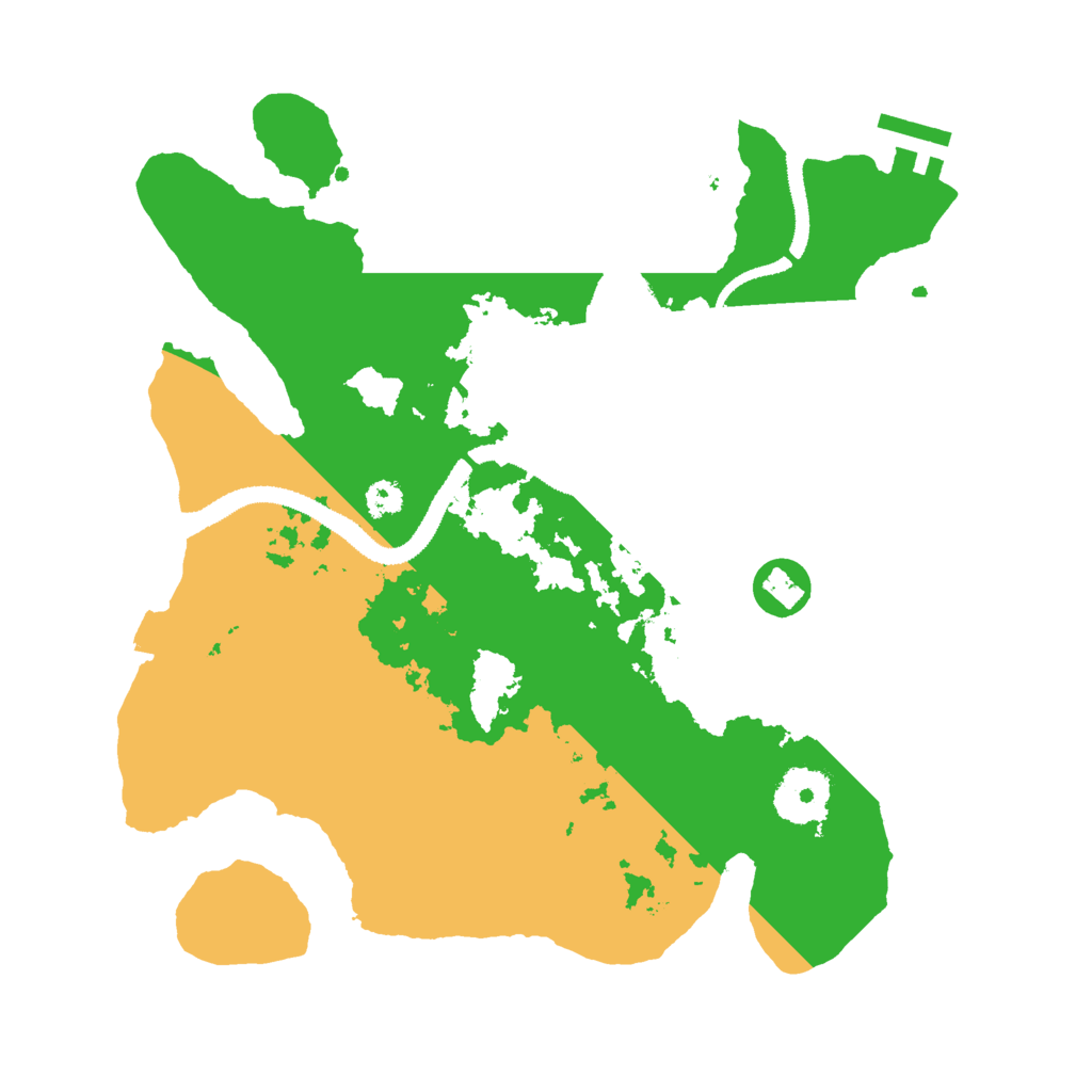 Biome Rust Map: Procedural Map, Size: 3000, Seed: 9846213