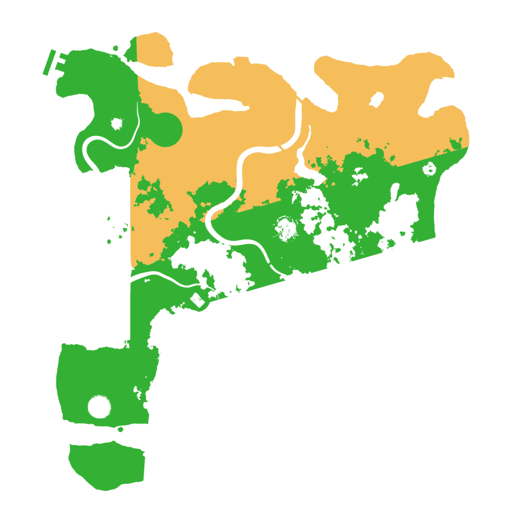 Biome Rust Map: Procedural Map, Size: 4000, Seed: 45660