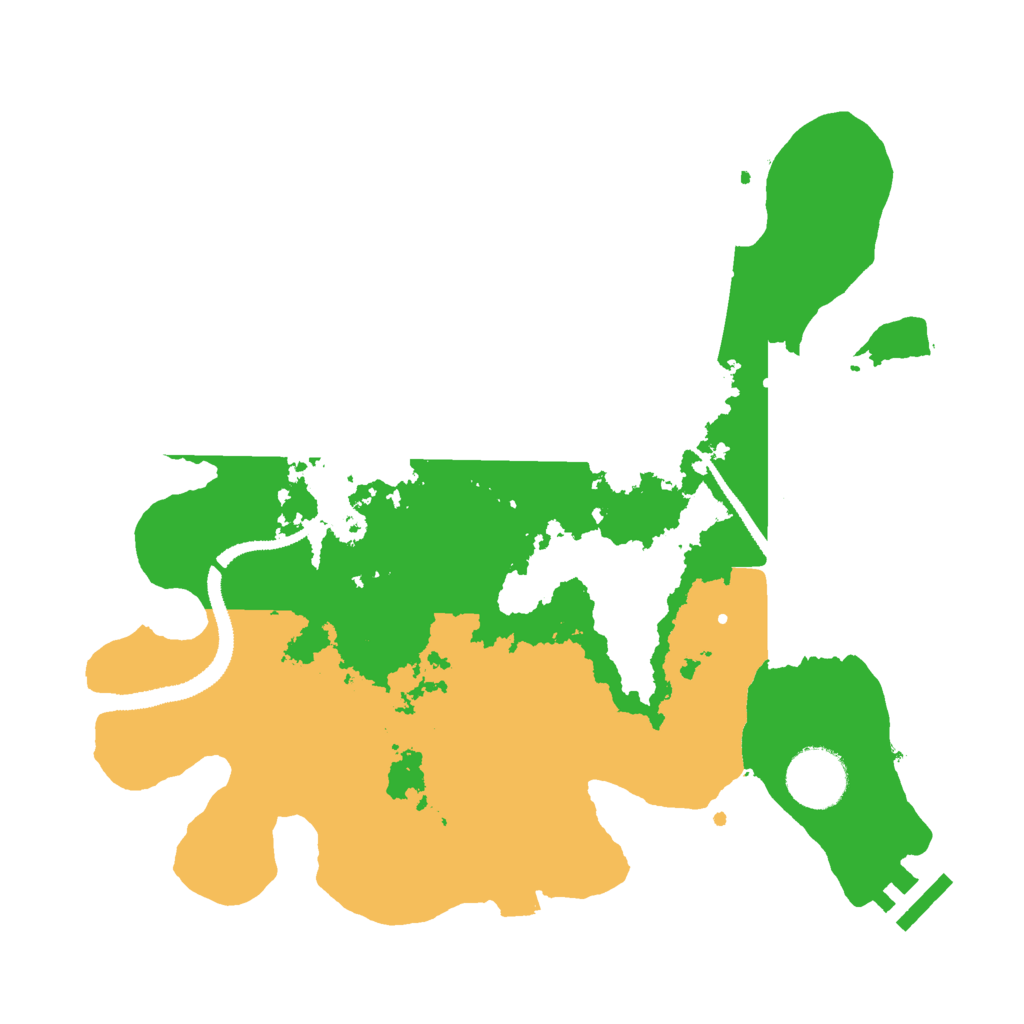 Biome Rust Map: Procedural Map, Size: 3000, Seed: 2119474038