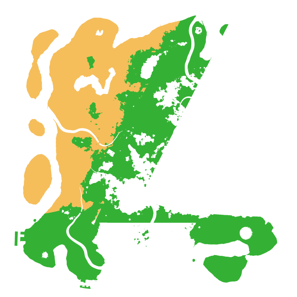 Biome Rust Map: Procedural Map, Size: 4200, Seed: 303242