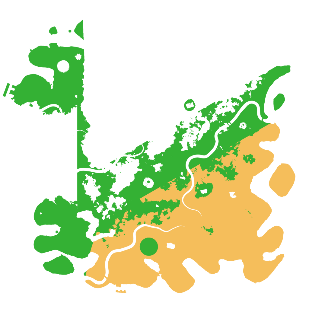 Biome Rust Map: Procedural Map, Size: 4500, Seed: 794889202