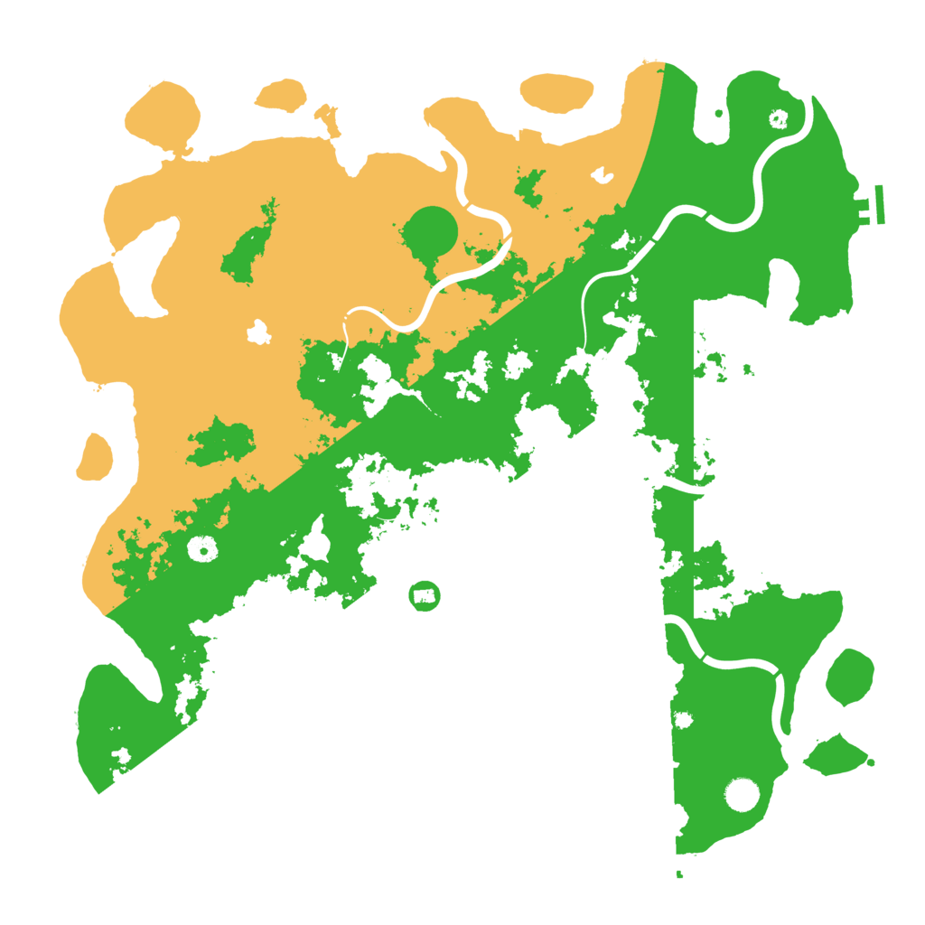 Biome Rust Map: Procedural Map, Size: 4800, Seed: 2007830755