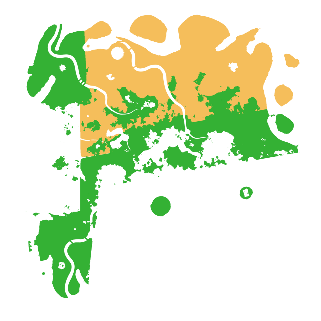 Biome Rust Map: Procedural Map, Size: 4500, Seed: 568388417