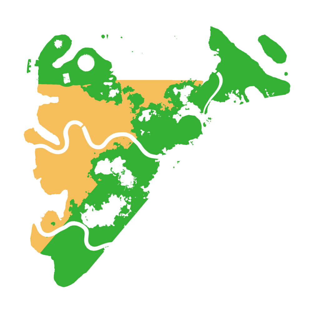 Biome Rust Map: Procedural Map, Size: 3500, Seed: 566225387