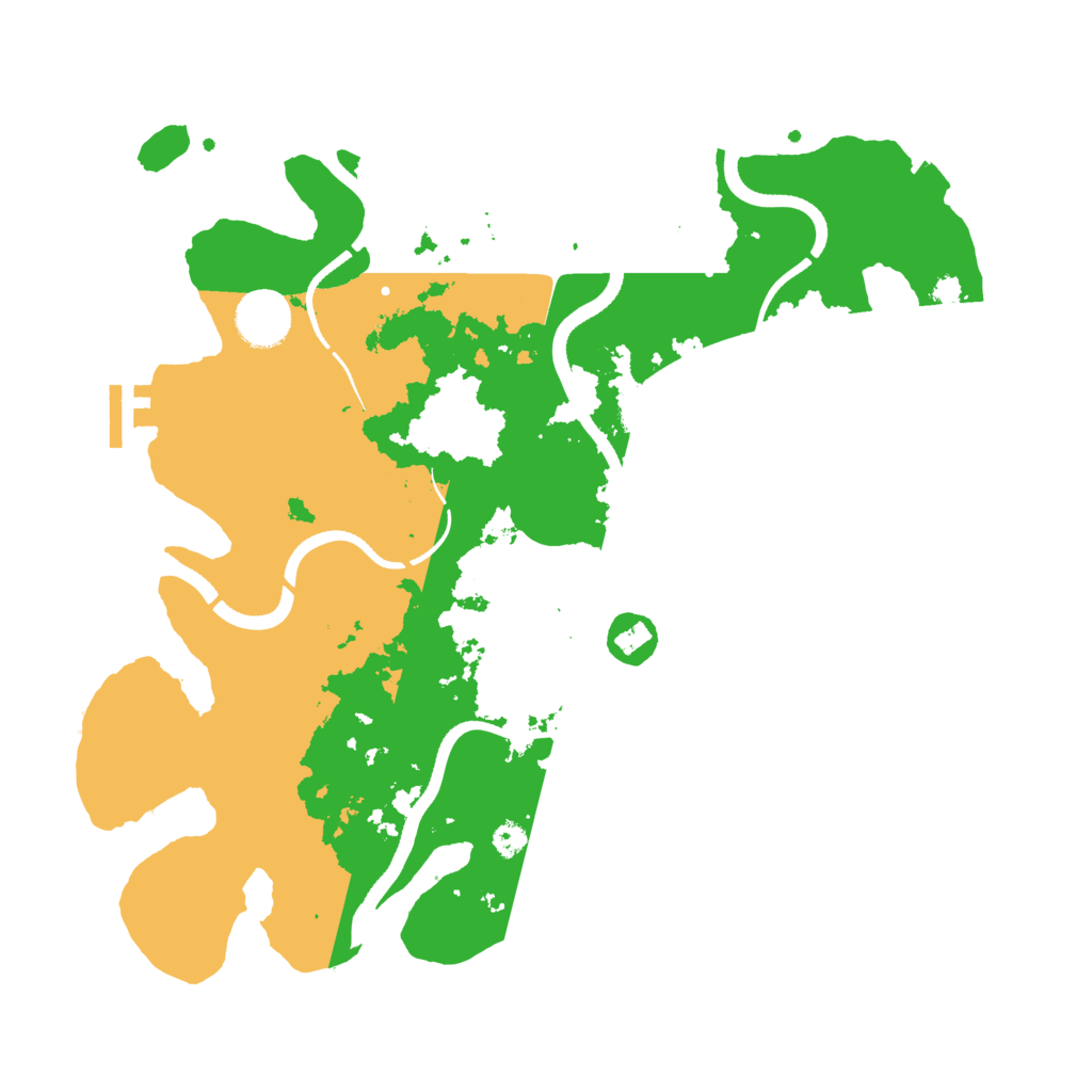 Biome Rust Map: Procedural Map, Size: 3500, Seed: 1856651452