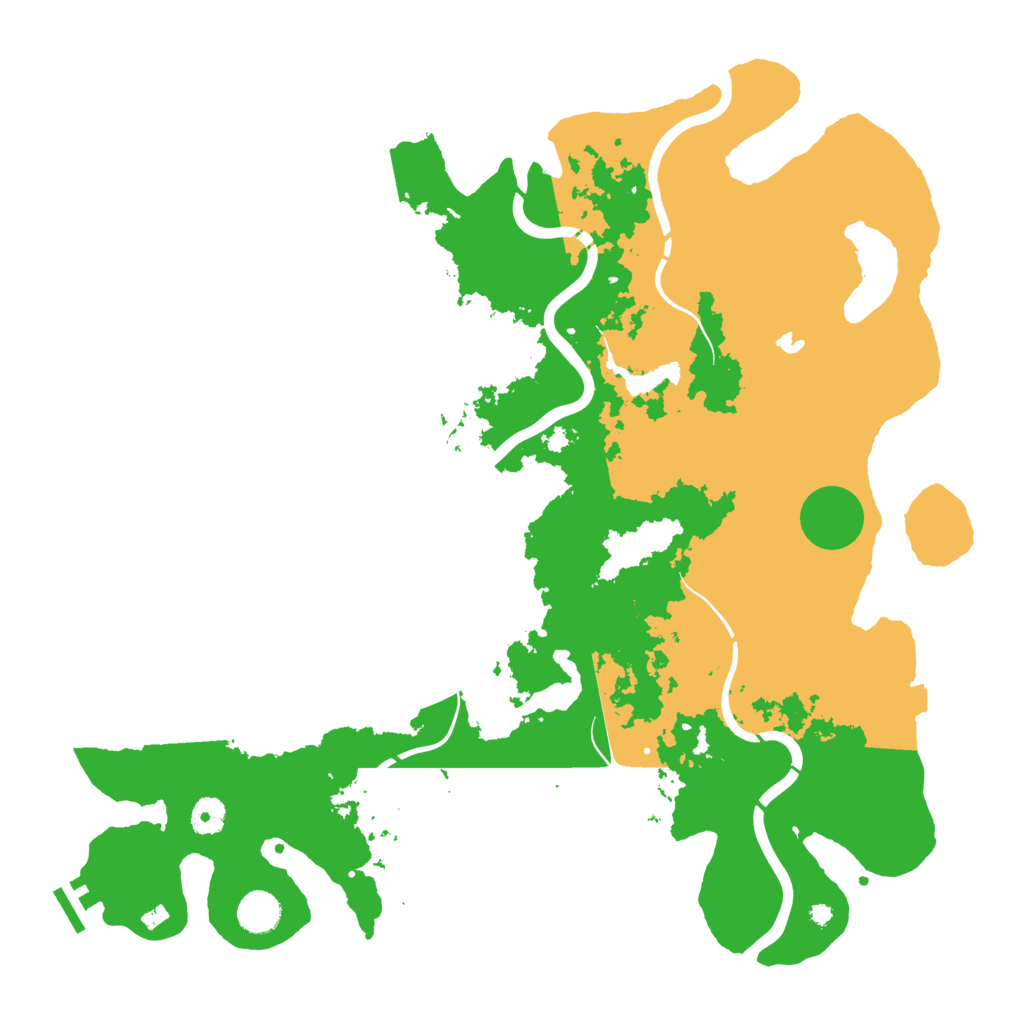Biome Rust Map: Procedural Map, Size: 4250, Seed: 279808279