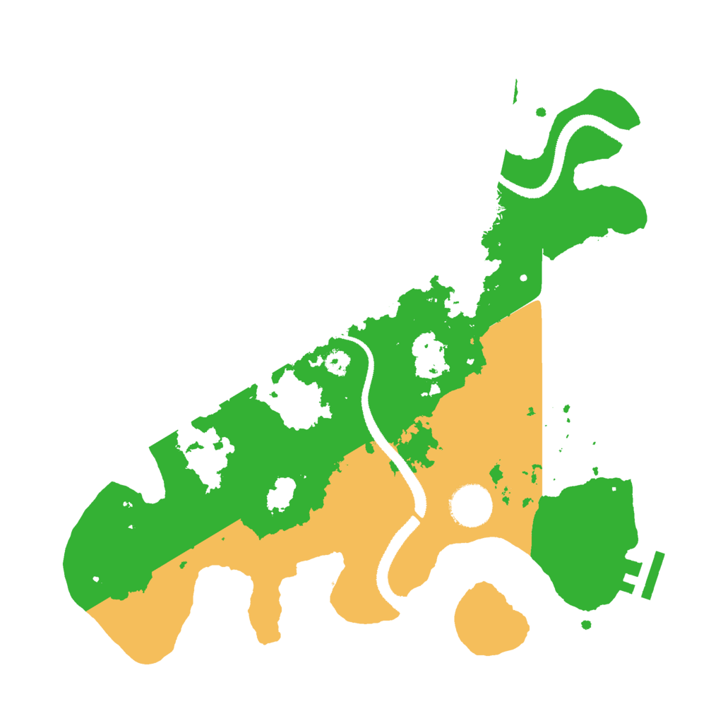 Biome Rust Map: Procedural Map, Size: 3000, Seed: 13357