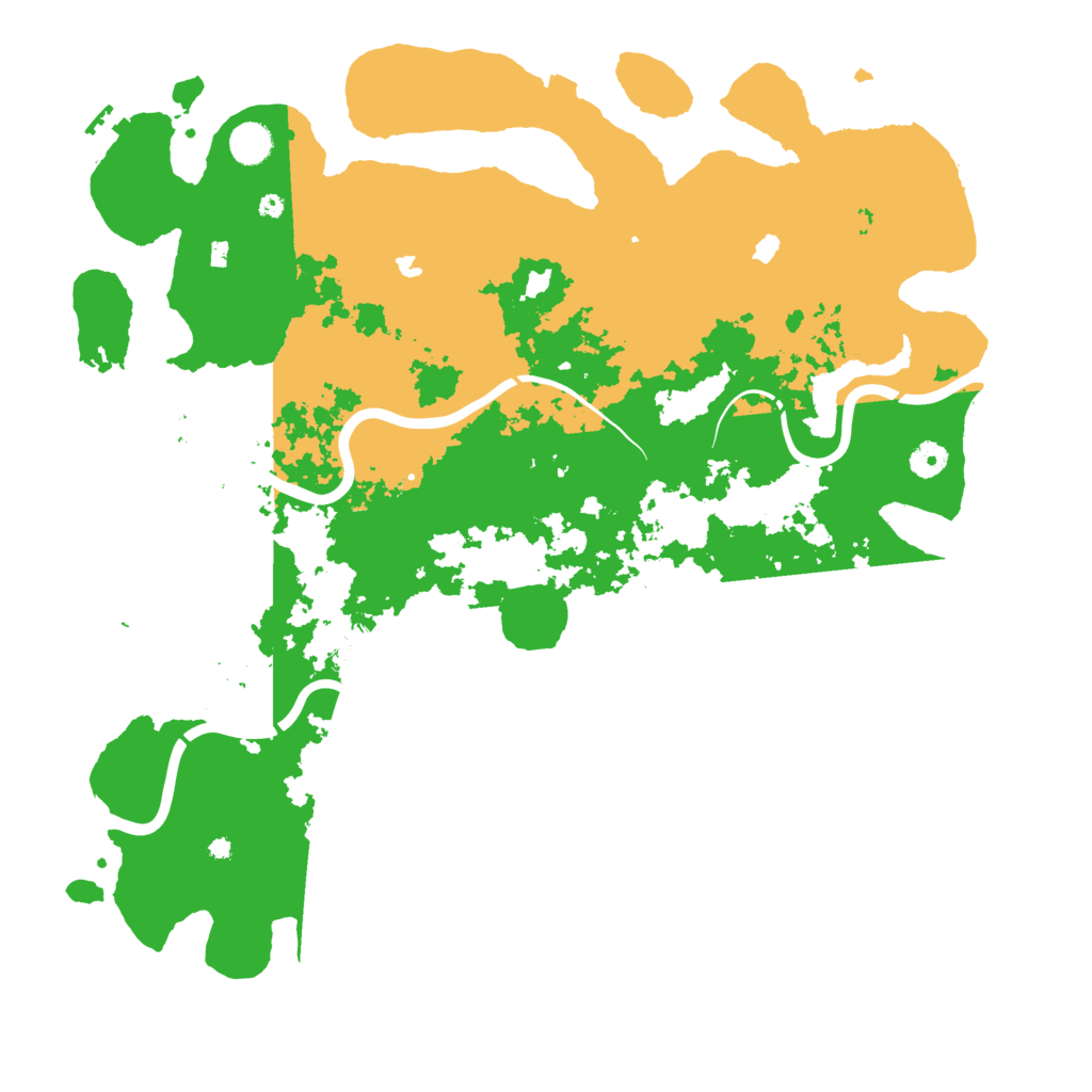 Biome Rust Map: Procedural Map, Size: 4500, Seed: 122812207