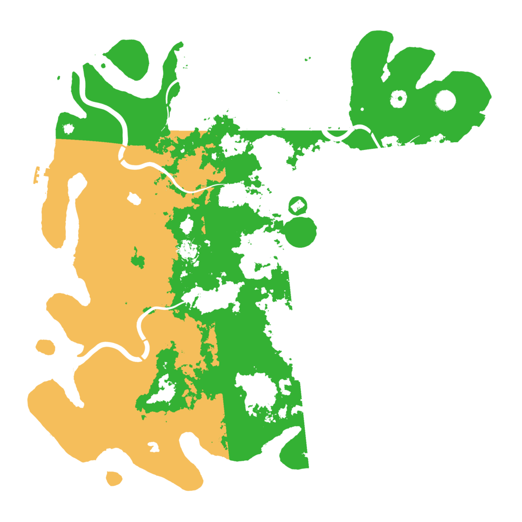 Biome Rust Map: Procedural Map, Size: 4500, Seed: 159791045