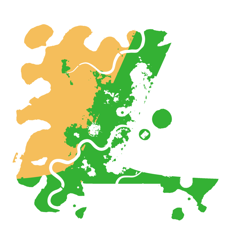 Biome Rust Map: Procedural Map, Size: 3500, Seed: 1817097596