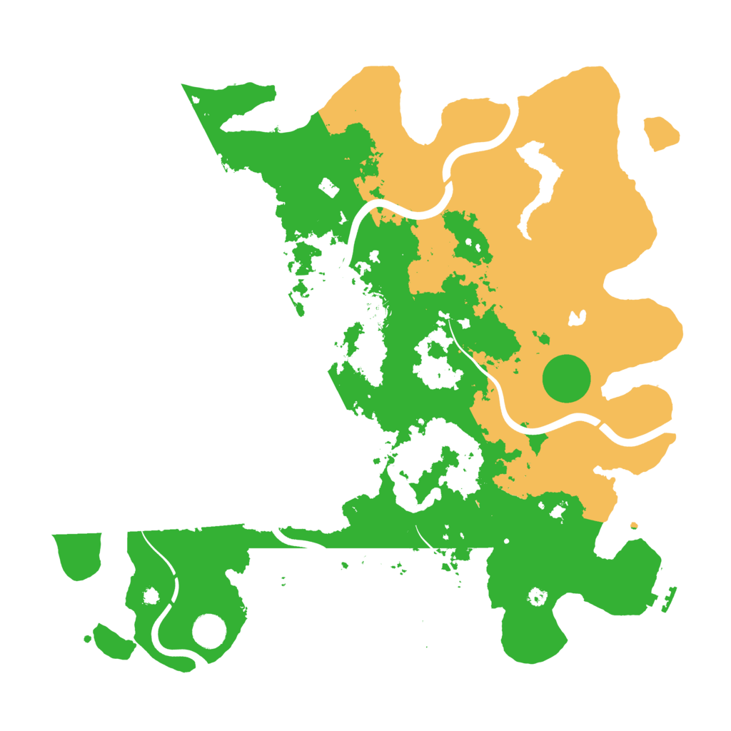 Biome Rust Map: Procedural Map, Size: 4000, Seed: 558317176
