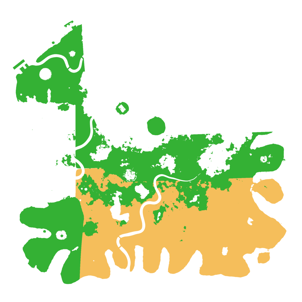 Biome Rust Map: Procedural Map, Size: 4500, Seed: 767720729
