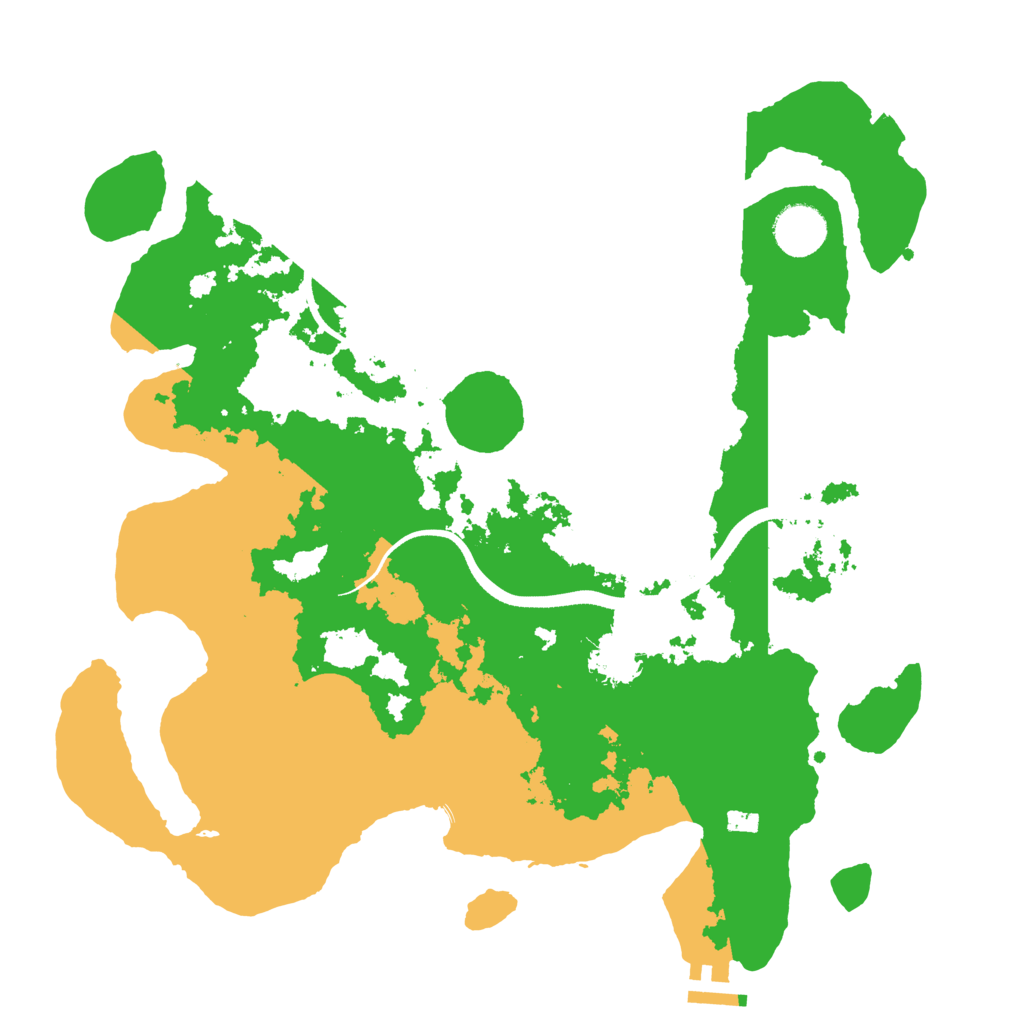 Biome Rust Map: Procedural Map, Size: 3500, Seed: 594687234