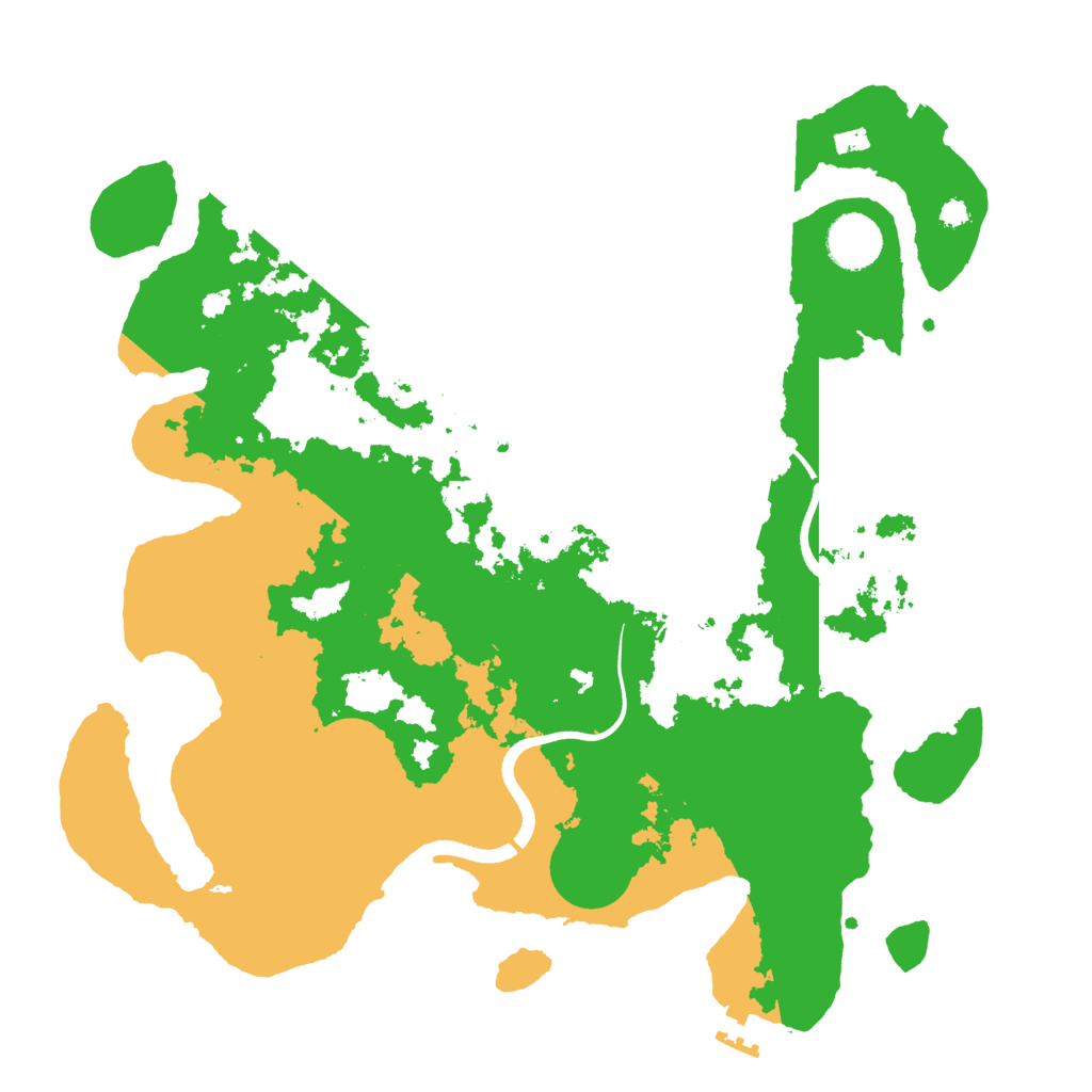 Biome Rust Map: Procedural Map, Size: 3500, Seed: 594687234