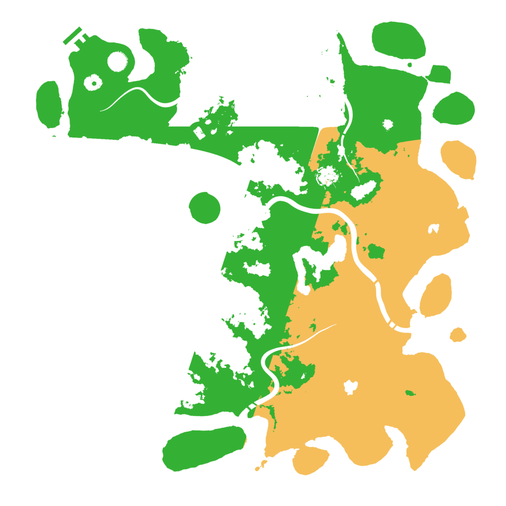 Biome Rust Map: Procedural Map, Size: 4500, Seed: 342411214