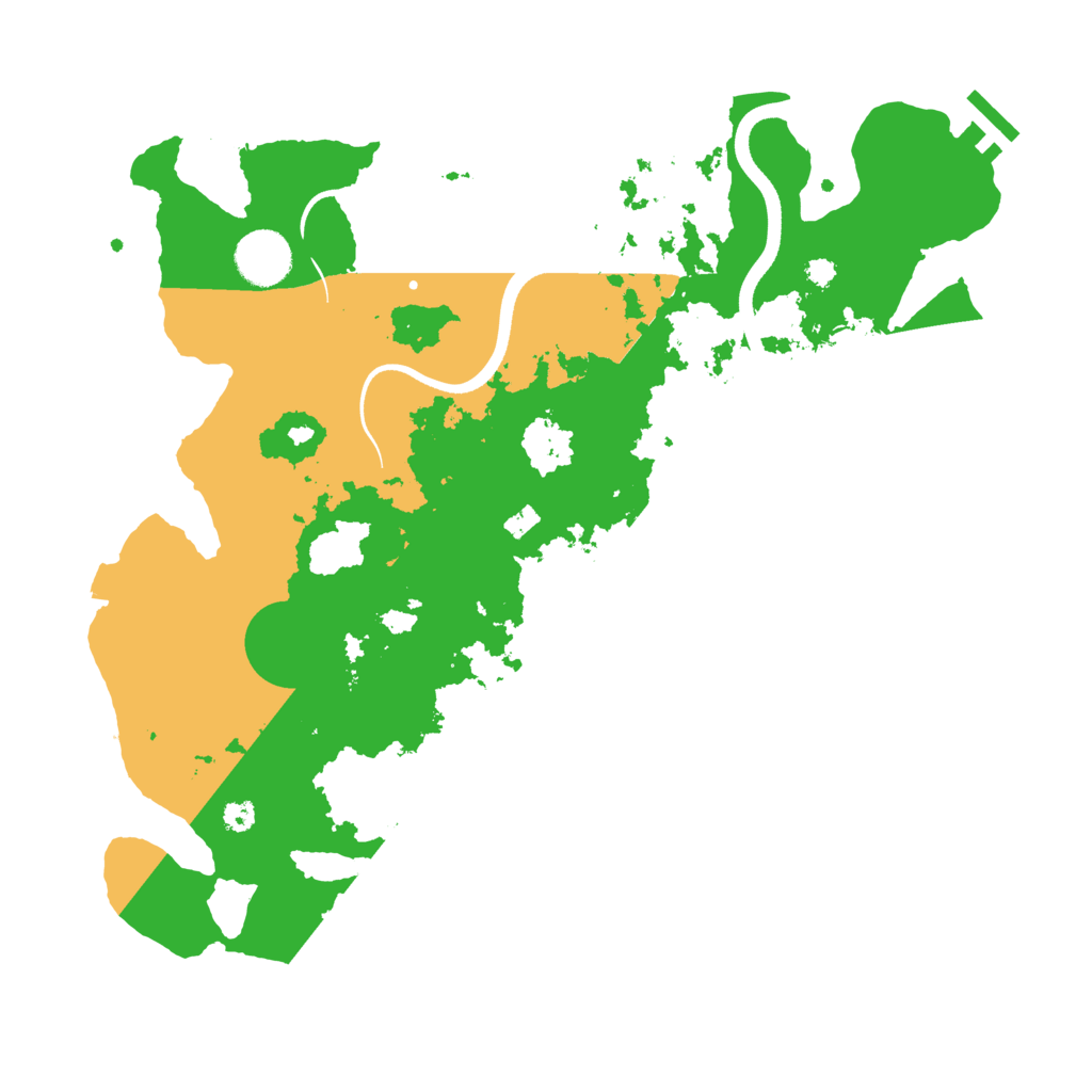 Biome Rust Map: Procedural Map, Size: 3500, Seed: 1511929202