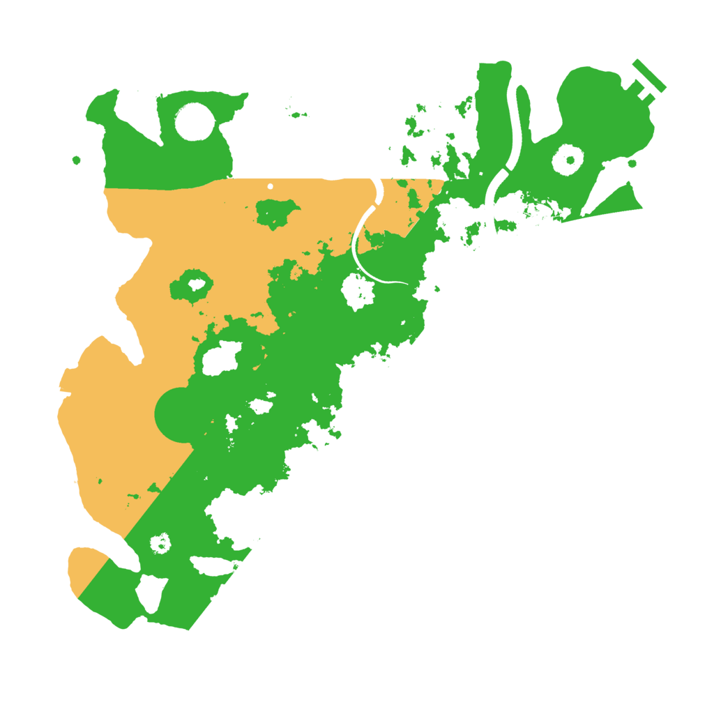 Biome Rust Map: Procedural Map, Size: 3500, Seed: 1511929202