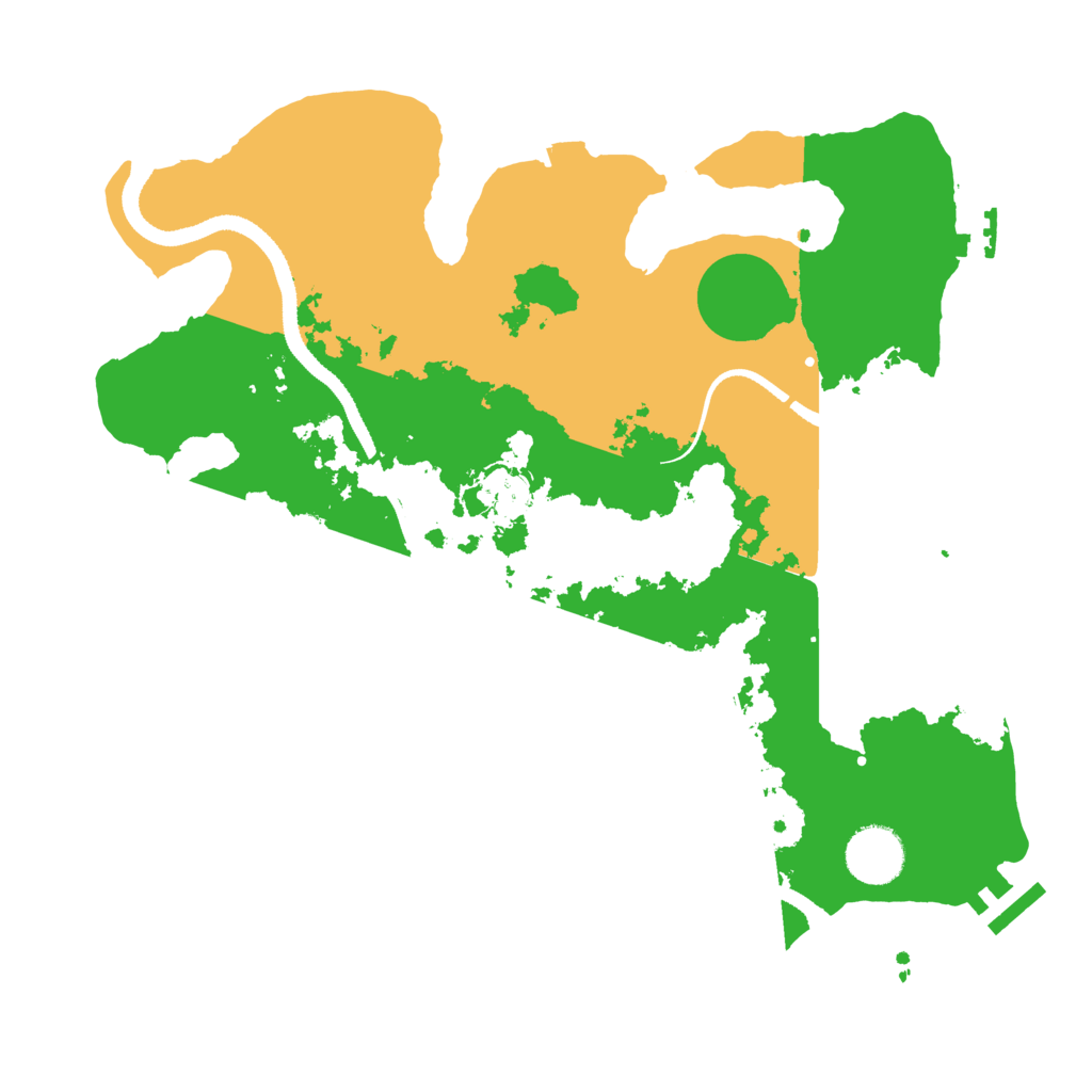 Biome Rust Map: Procedural Map, Size: 3300, Seed: 275845417