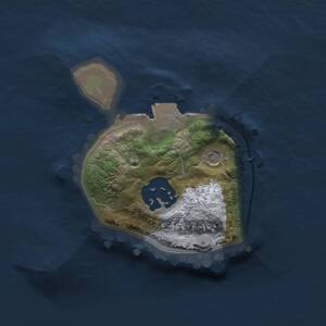 Thumbnail Rust Map: Procedural Map, Size: 1500, Seed: 1871370254, 3 Monuments